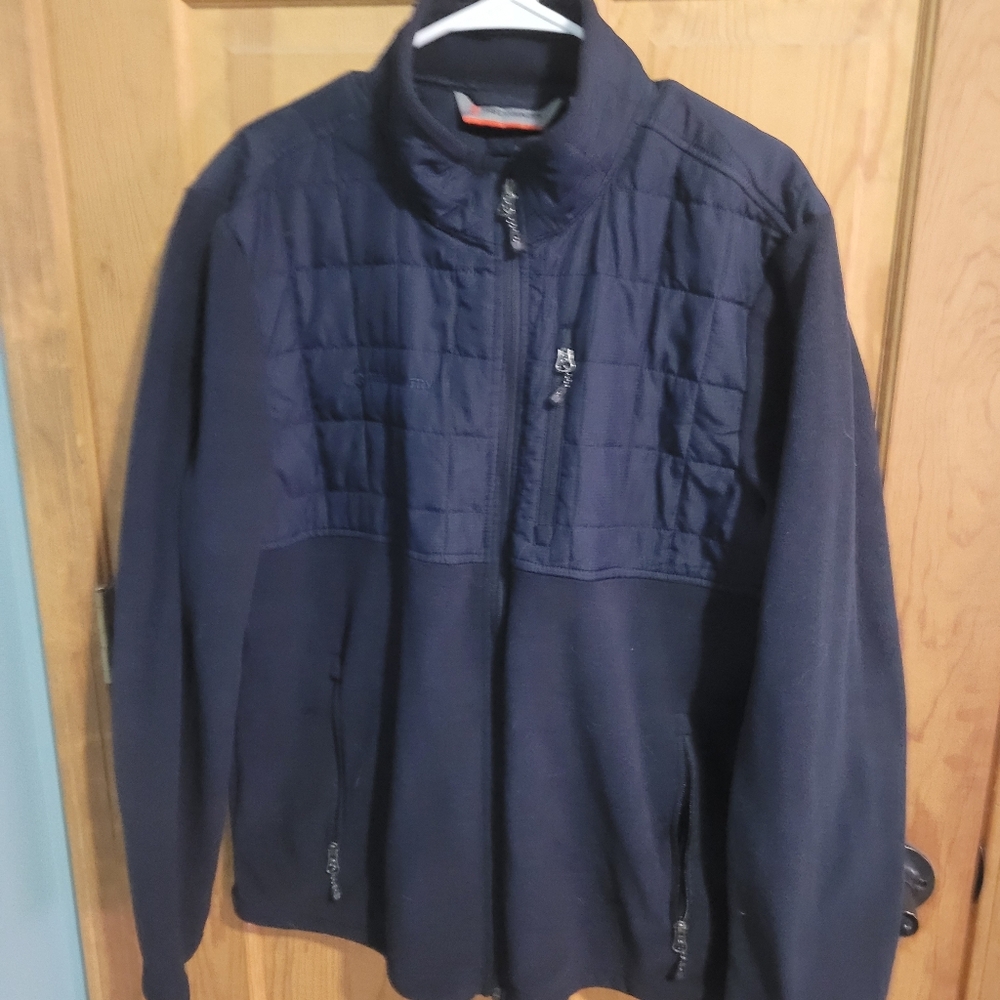 Free Country Blue Puffer Jacket Durable and Stylish